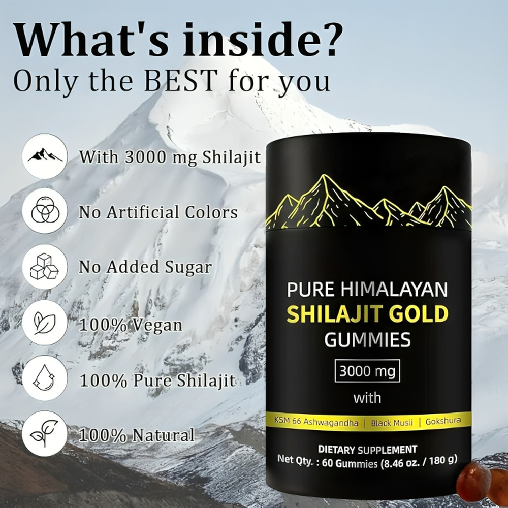 Pure Himalayan Shilajit Gold Gummies